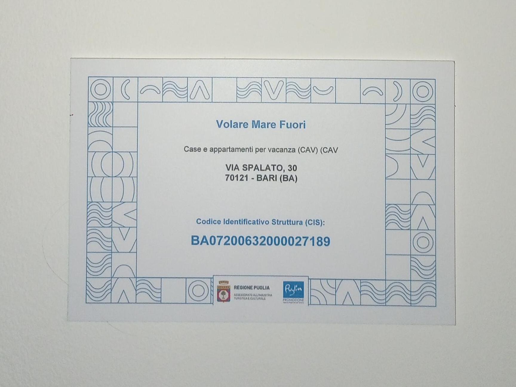Casa Vacanze Volare Mare Fuori Bari Eksteriør bilde